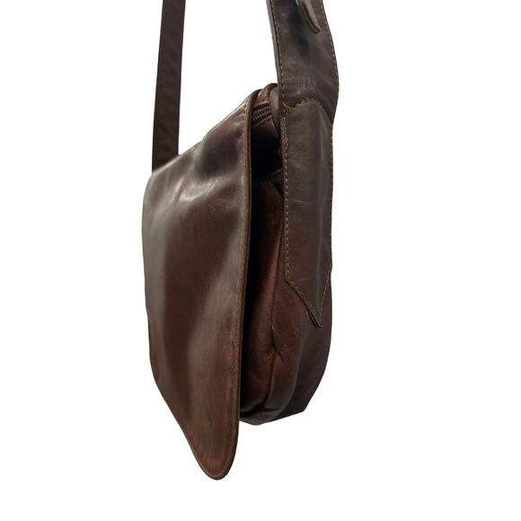 Village Tannery Purse Brown Leather Cross Body Designs by Sevestet NY - Picture 11 of 11